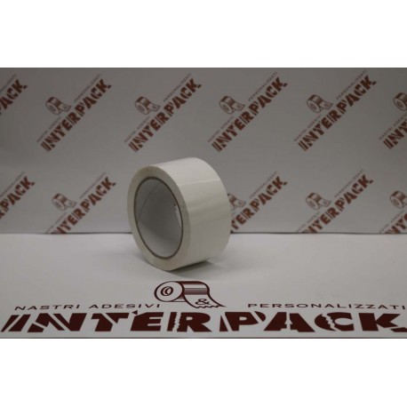 Nastro Ppl Acrilico Bianco Silenzioso 28 My H.50mm X 66 mt