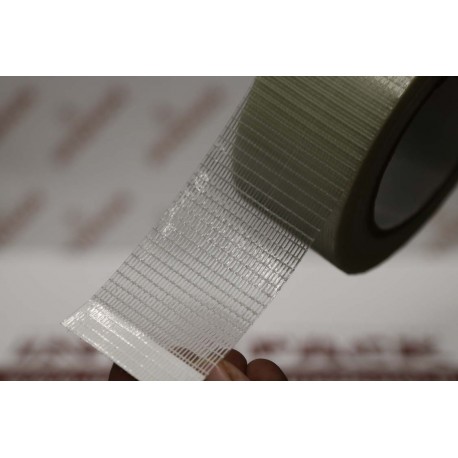 Nastro Rinforzato Colla Hot Melt A Croce H.25 Mm X 50 M